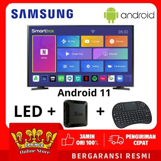 Samsung Led Tv 32 Inch Smart Android Box Versi 11 Digital 32T4001