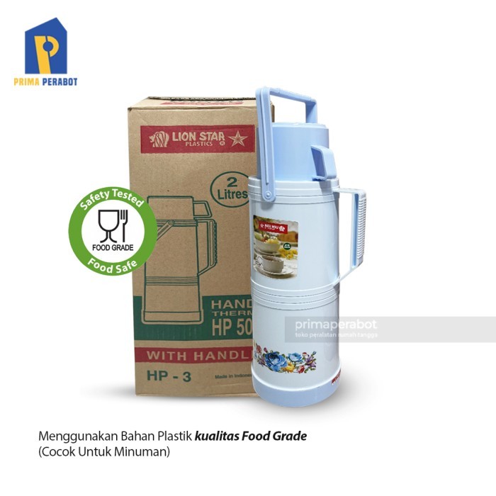 Termos Air Panas Vacuum Flask 2 Liter Lion Star Hp-3
