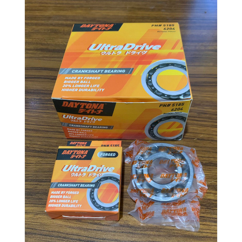 Laher bearing Kruk As 6204 Daytona Crankshaft Forged 100% ORIGINAL