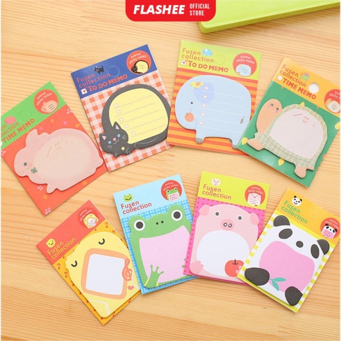 

Flashee Paket Bundle Sticky Notes Animal 5 Pack