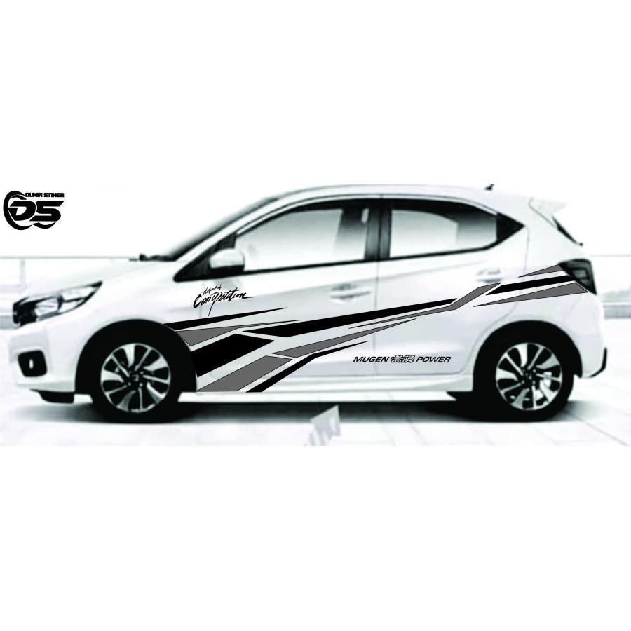 Promo Stiker Sticker Mobil List Brio Competition Mugen Power
