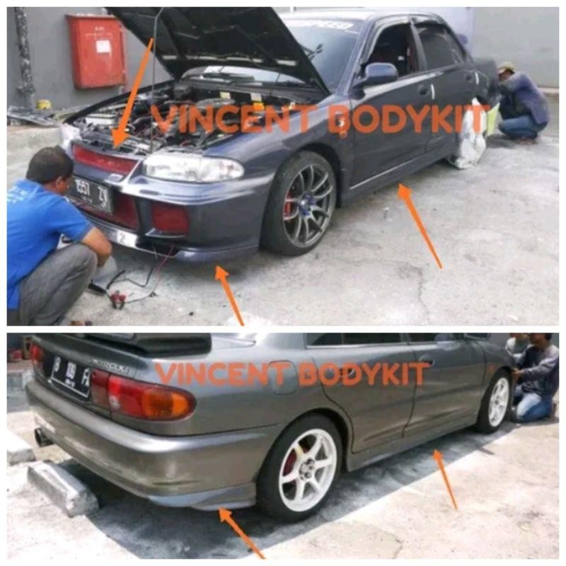 Bodykit Bumper Mitsubishi Lancer Evo 3 Add On Tanpa Cat