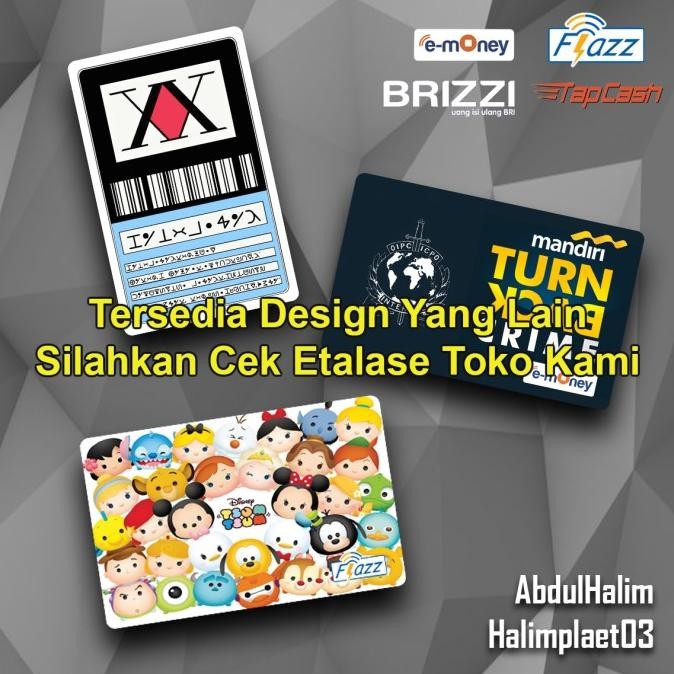 Emoney Uno Kartu Uang Elektronik Design Custom Uno Card Cetak 2 Sisi Original Dan Terpercaya