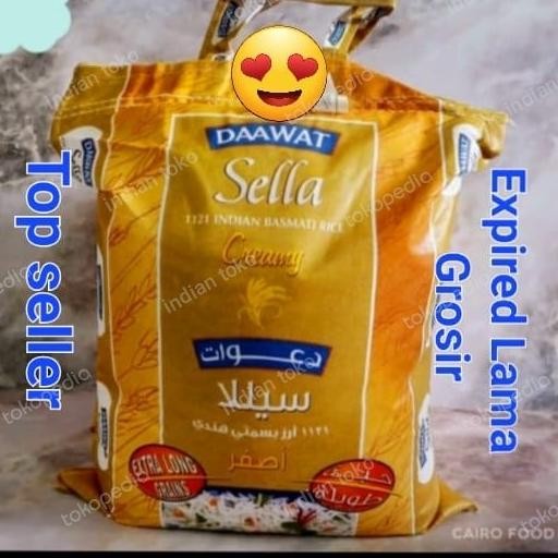 

DAAWAT SELLA CREAMY 1121 INIDAN BASMATI 5 KG