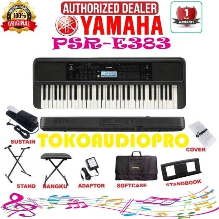 yamaha psre373 psr-e373 psr e 373 paket keyboard