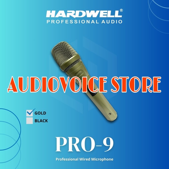 Microphone Kabel HARDWELL PRO 9 New Kualitas Mic Kabel Terbaik