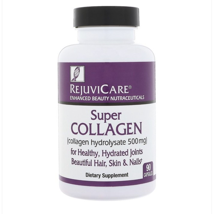 Rejuvicare Super Collagen 500 mg 90 Capsules Joints Hair Skin Nails
