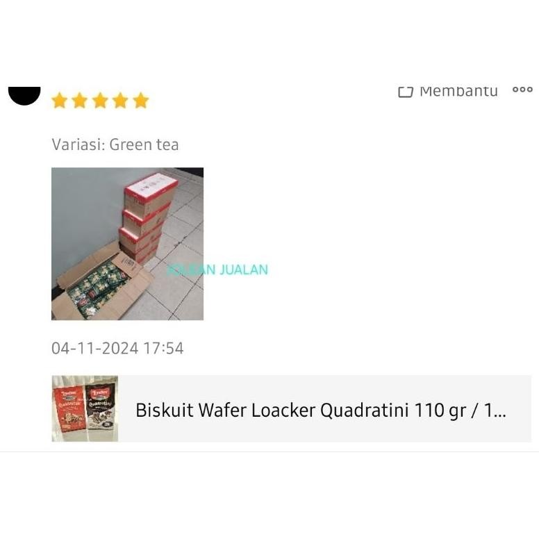 

Biskuit Wafer Loacker Quadratini 110 gr / 125gr