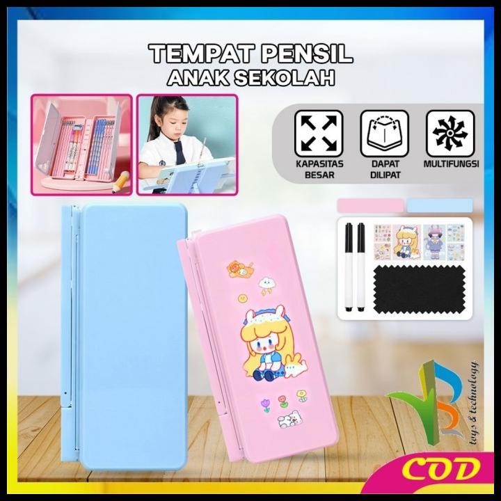 

RB-A73 Tempat Pensil 2IN1 Multifungsi dengan Tatakan Buku dan Papan