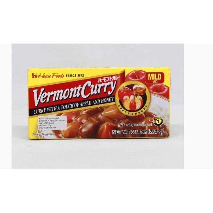 

House Vermont Curry Jumbo Mild 230 Gr Termurah 100 % Original