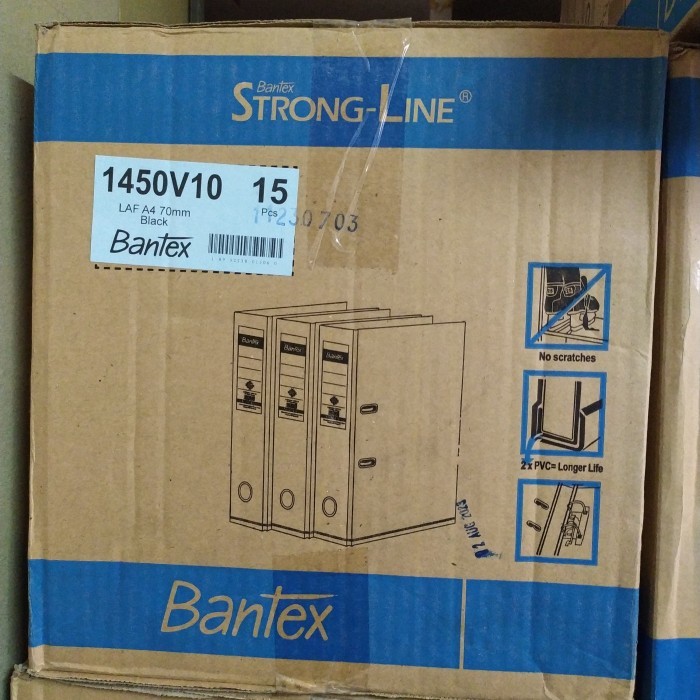 

Ordner Bantex 1450 Hitam ukuran A4