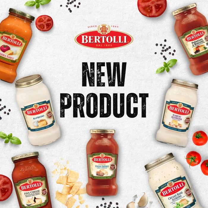 

Bertolli Pasta Sauce - Saus Pasta Premium Khas Italia Terlaris 100 % Original