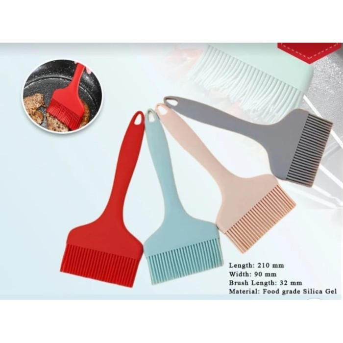 Kuas Silikon Jumbo Kuas Mentega Kue Roti Silicon Brush Besar