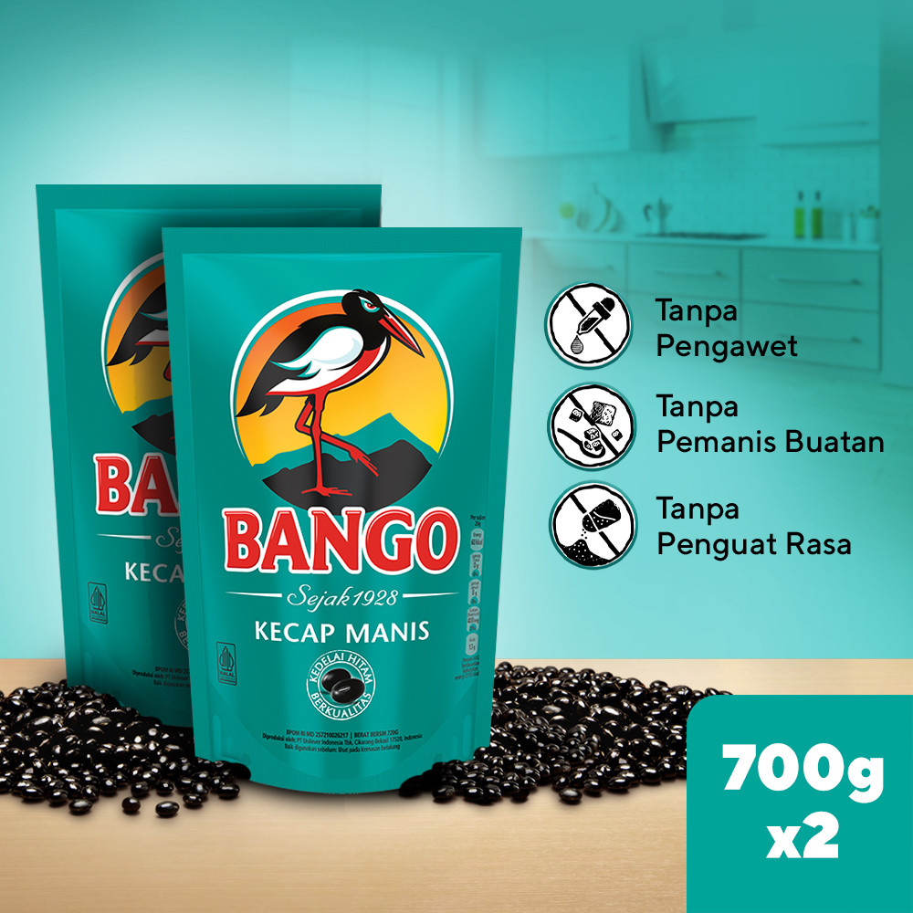 

Bango Kecap Manis Refill 700g x2