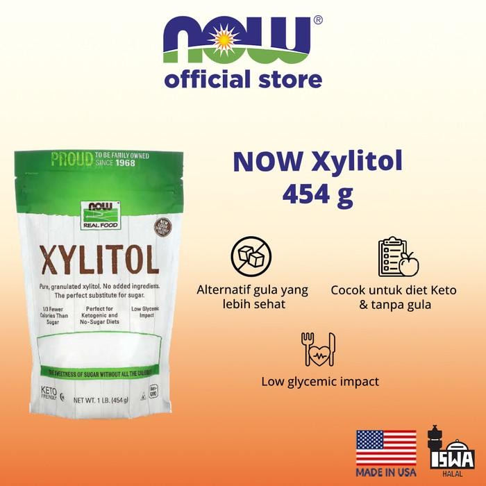 

Now Foods - Xylitol 454 Gr Natural Sweetener Termurah 100 % Original