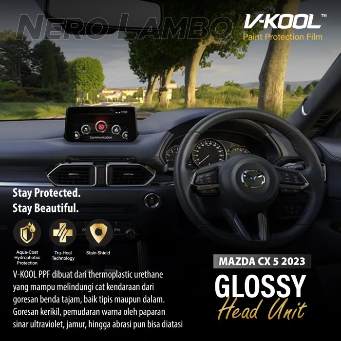 VKOOL PPF Interior Mazda CX 5 tahun 2023 ( Console Tengah )