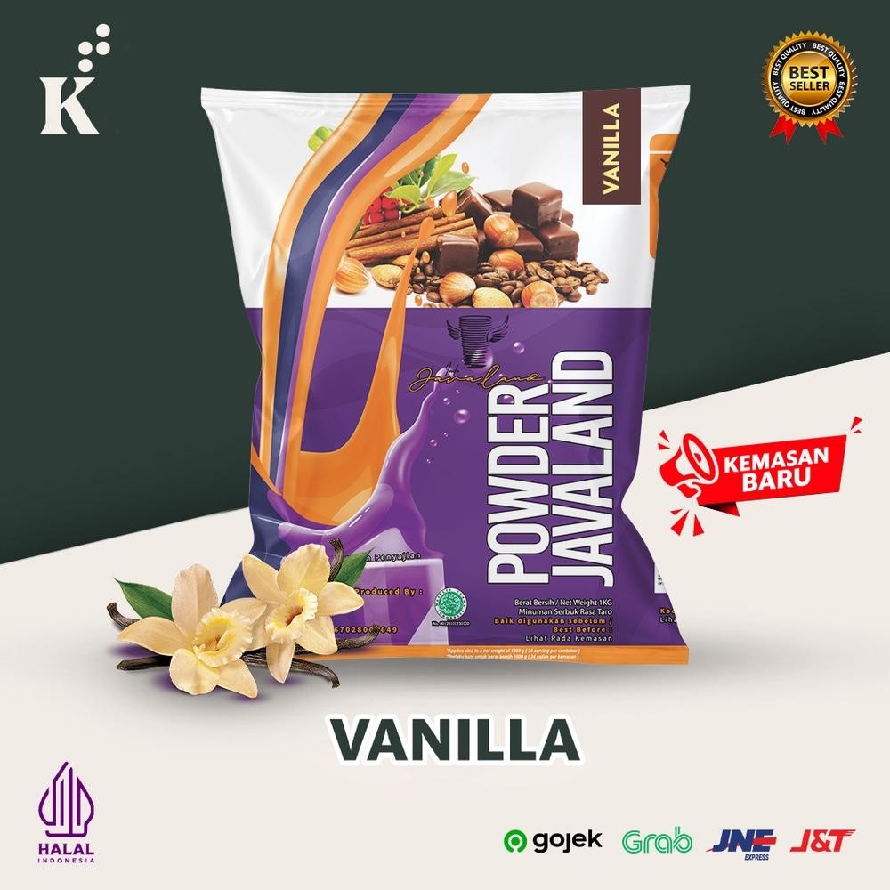 

Bubuk Minuman Bubble Powder Drink Rasa Vanilla White 1 kg