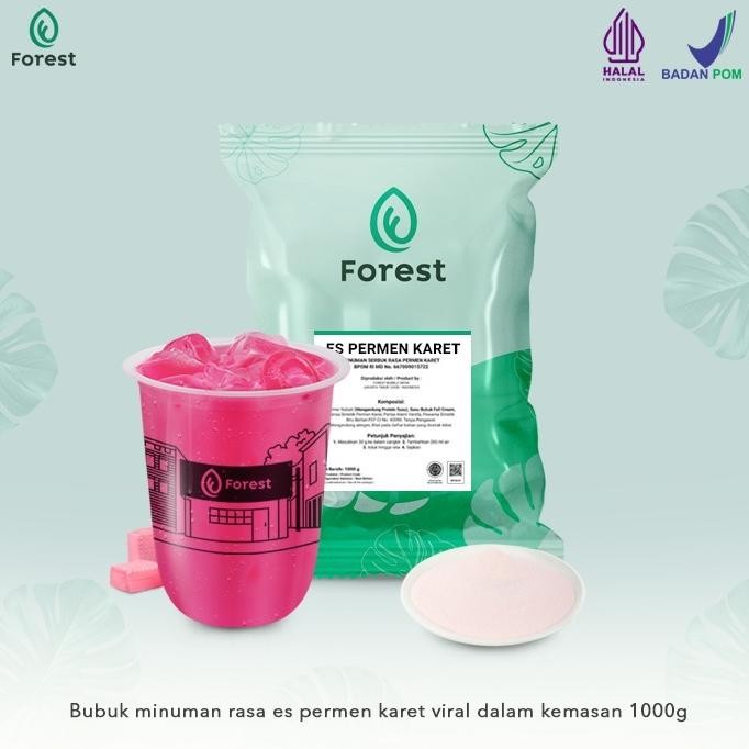 

Bubuk Minuman ES PERMEN KARET Powder 1 gr - FOREST