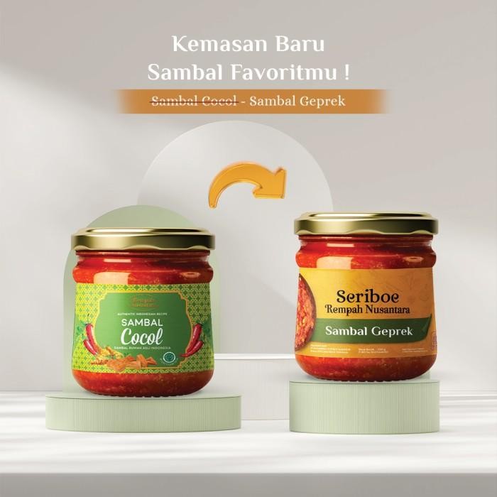 

Sambal Cocol Rempah Nusantara 3 Botol X 120 Gr New 100 % Original