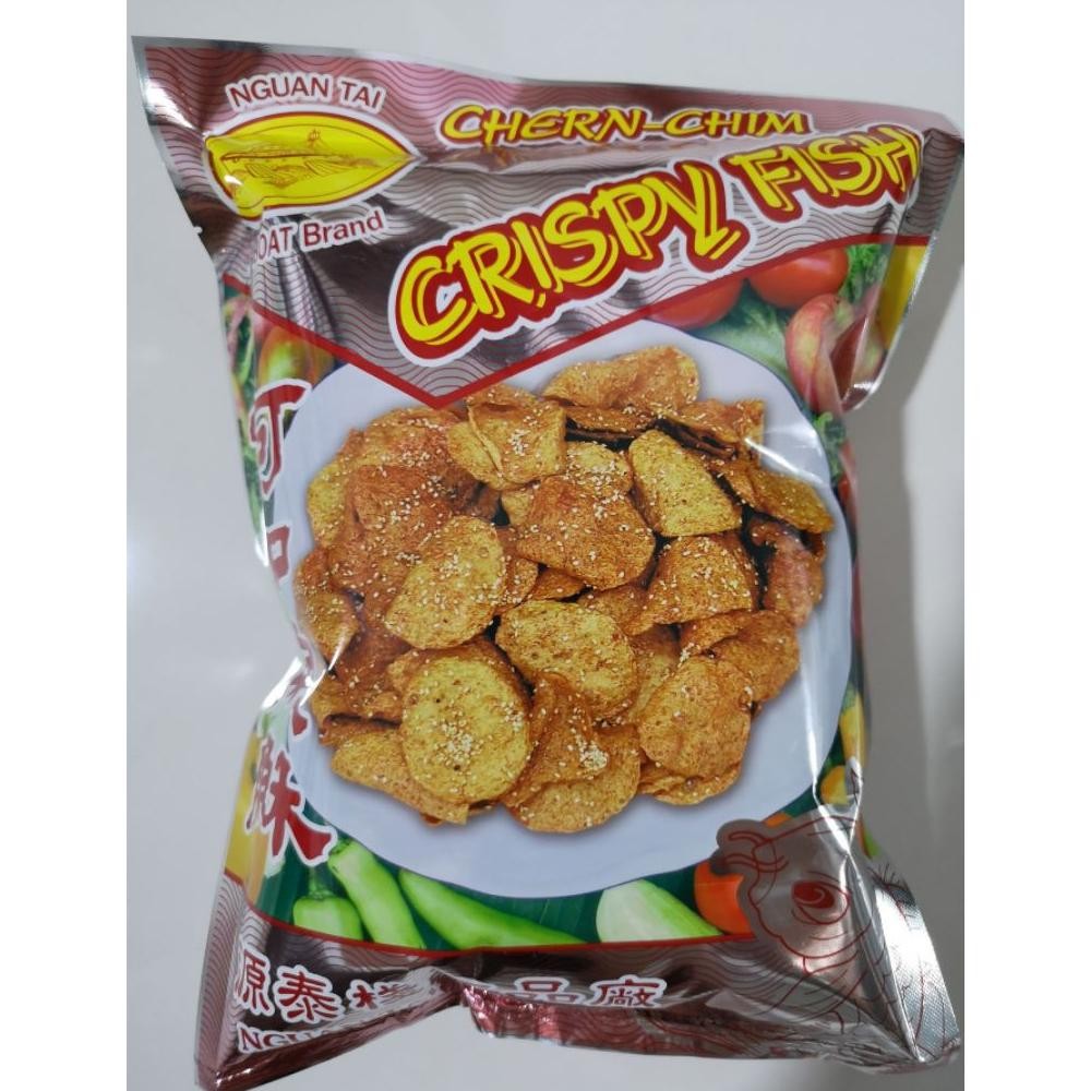 

Satay Crispy Fish 300gr / Sate Ikan Snack / Kerupuk Sate Ikan Import Thailand