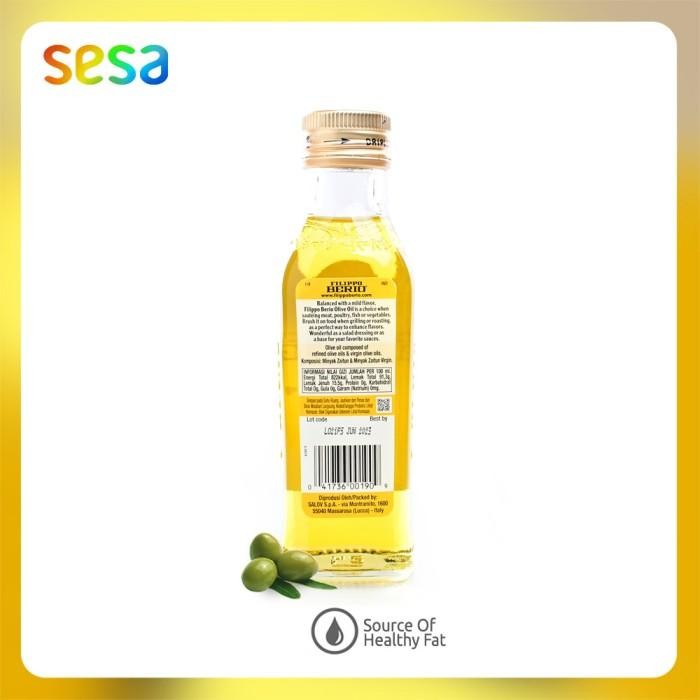 

Filippo Berio Pure Olive Oil 250 Ml Terbaru 100 % Original