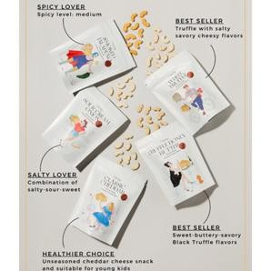 

Classic Cheddar Cheese Bites 150g - healthy snack by Sodachips (no MSG)