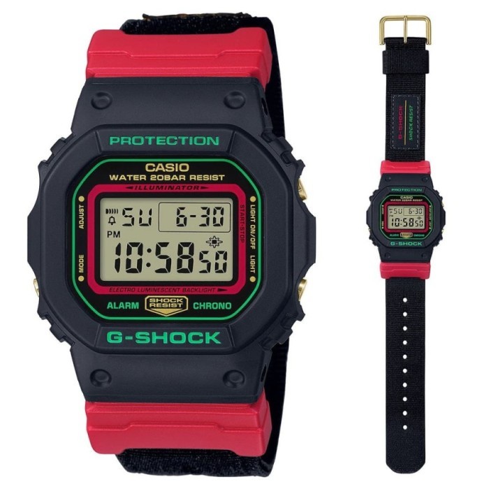 Jam Tangan 100% Original Casio Ori G-Shock dw-5600thc-1dr dw5600thc1dr dw5600thc 1 5600