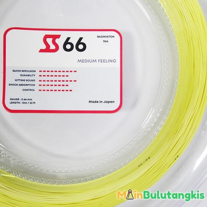 Senar Raket Badminton / Senar Raket S66 Original Made In Japan Roll [terbaik]