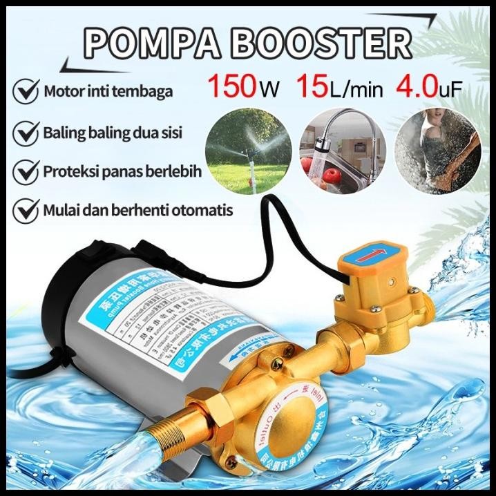 Pompa Pendorong 150 Watt Mesin Pompa Otomatis / booster air pendorong otomatis/rumah tangga otomatis