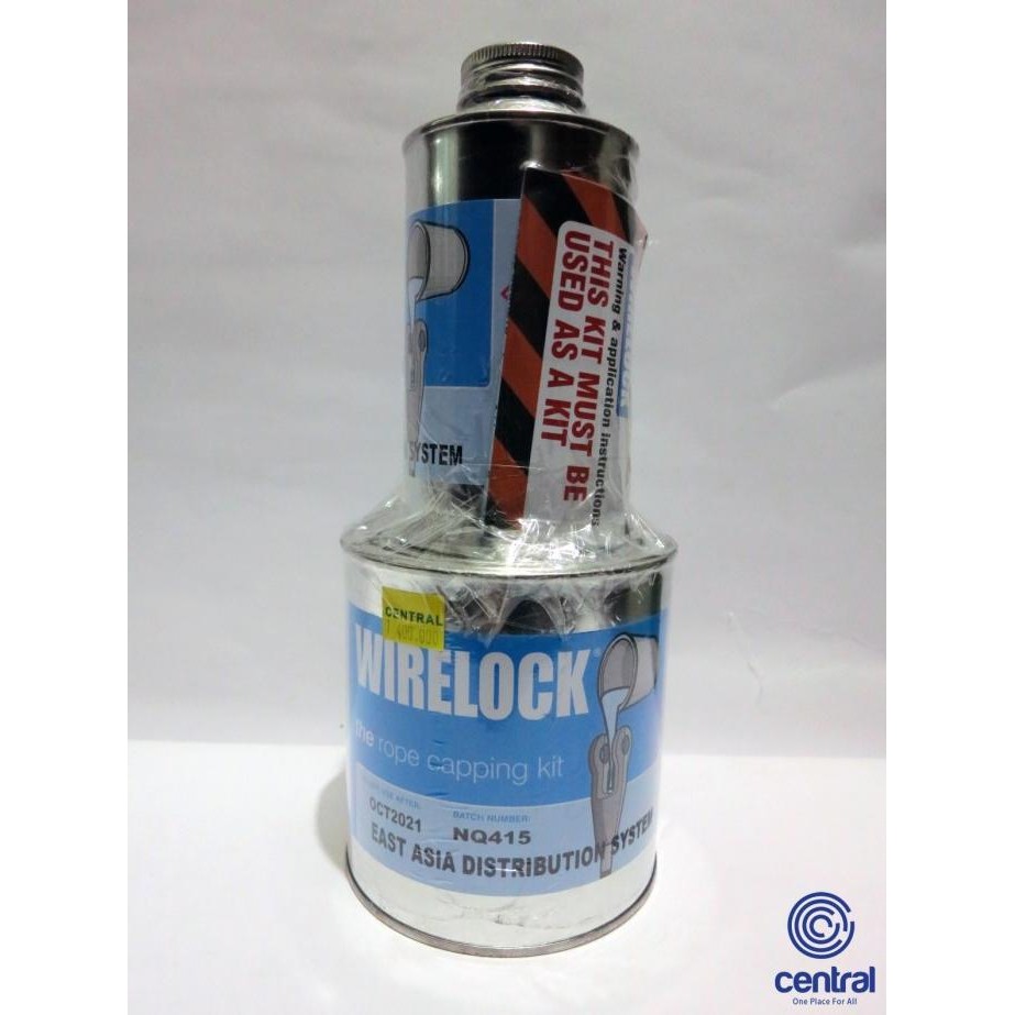 

Wirelock Rope Capping Kit Resin Compound 500Cc Original Dan Terpercaya