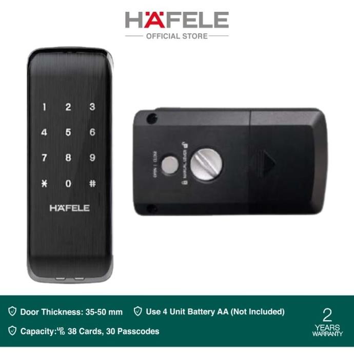 Hafele Smart Door Lock - Handle Pintu Digital ER6100