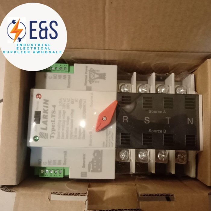 Larkin Lts-4P 100A Ats Otomatic Genset 3 Phase 4 Wire / Lts 4P Larkin