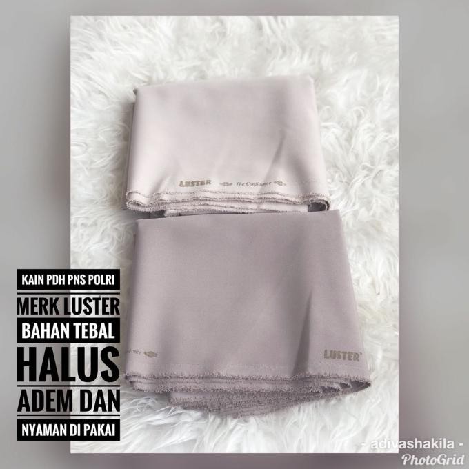 KAIN PDH PNS POLRI merk LUSTER