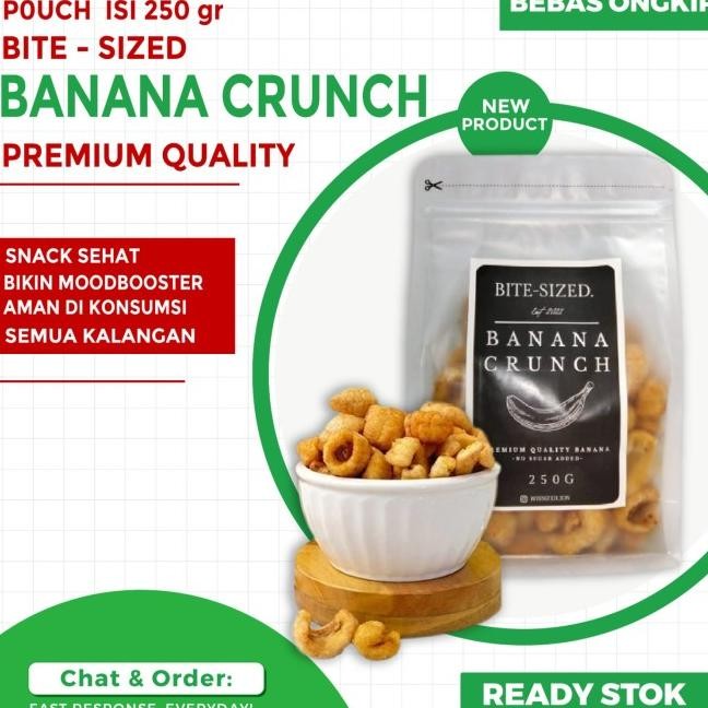 

Bite Ized Banana Crunch Ramba Piangeripi Piang20Gr