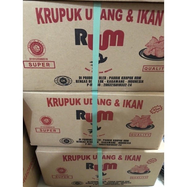 

Kerupuk / Krupuk Udang & Ikan RWM Mede 1 dus 5 kg