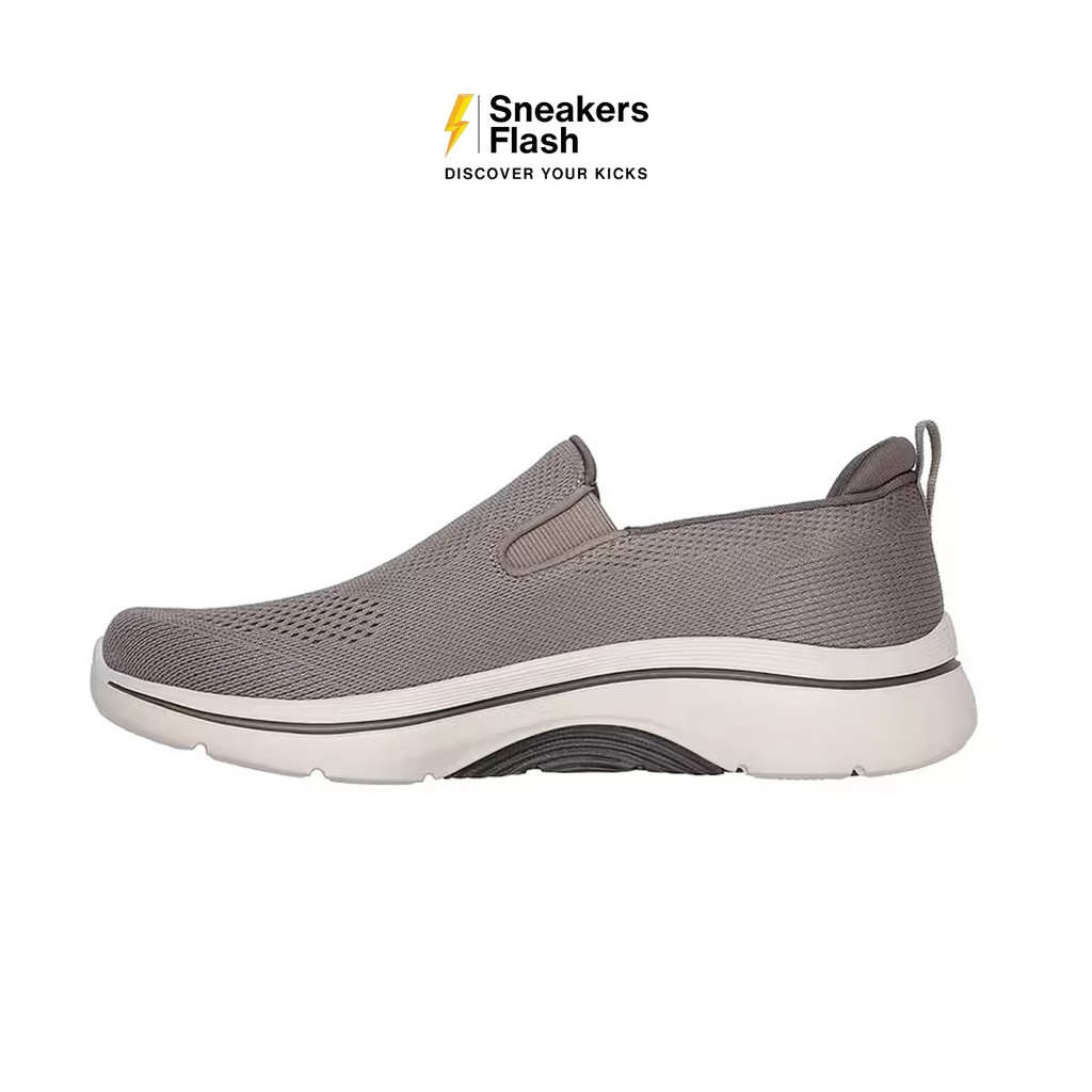 SKECHERS Go Walk Arch Fit 2 Taupe Sepatu Casual Pria - 216518TPE - Size 45