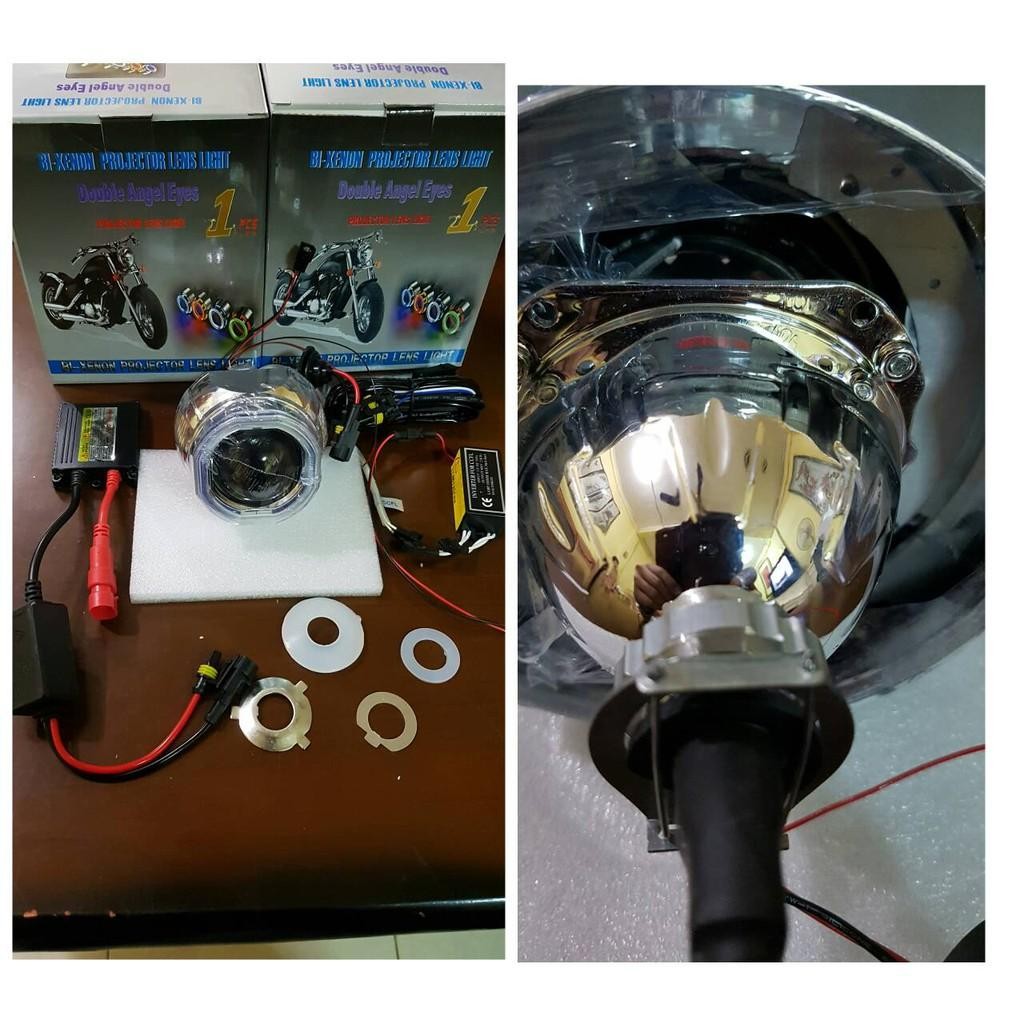 Lampu Hid Projector 3.0 Inch (B1), Projie Angeleyes Untuk Motor Dan Mobil