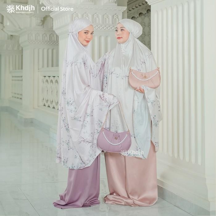 Mukena Dewasa Jumbo Premium Silk Motif Mewah Terbaru Maryam New 100 % Original