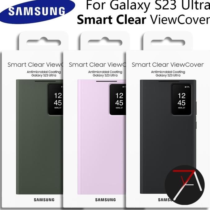 Samsung S23 Ultra S23Ultra Flip Smart View Cover Wallet Case ORI 100%