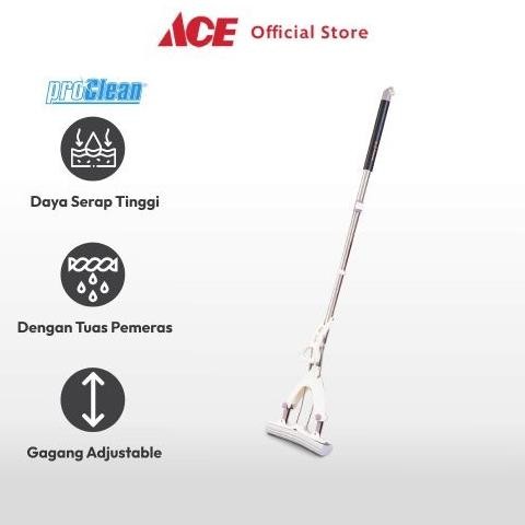 Proclean Alat Pel Spons Pva - Krem Refil Mop Isi Ulang Kain Pel
