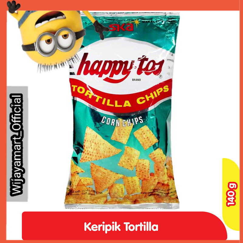 

Happy Tos Keripik Tortilla Hijau 140 g