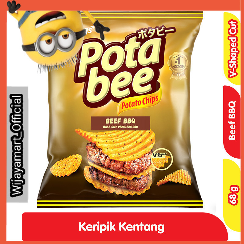 

Potabee Keripik Kentang Sapi Panggang Barbekiu 68 g