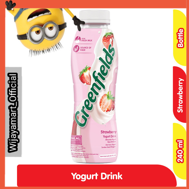 

Greenfields Minuman Yogurt Stroberi 240 ml