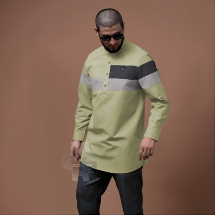 Busana Muslimin Murah Kwmeja Bju Lakilaki Koko Lengan Pendek Kemeja Kokoh Baju Baju Idul Fitri Dewas