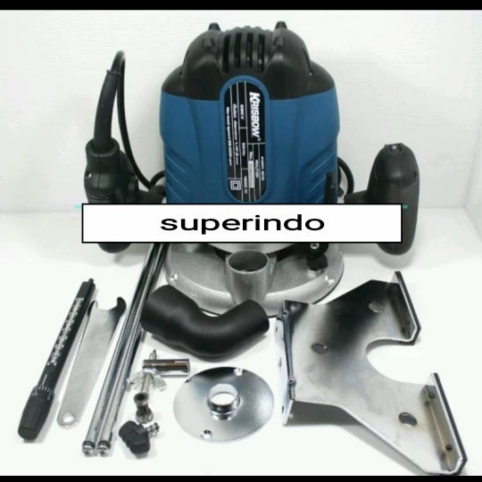 TERBARU Mesin Router Kayu Krisbow KW0701010 Mesin Profile Profil Kayu Trimmer