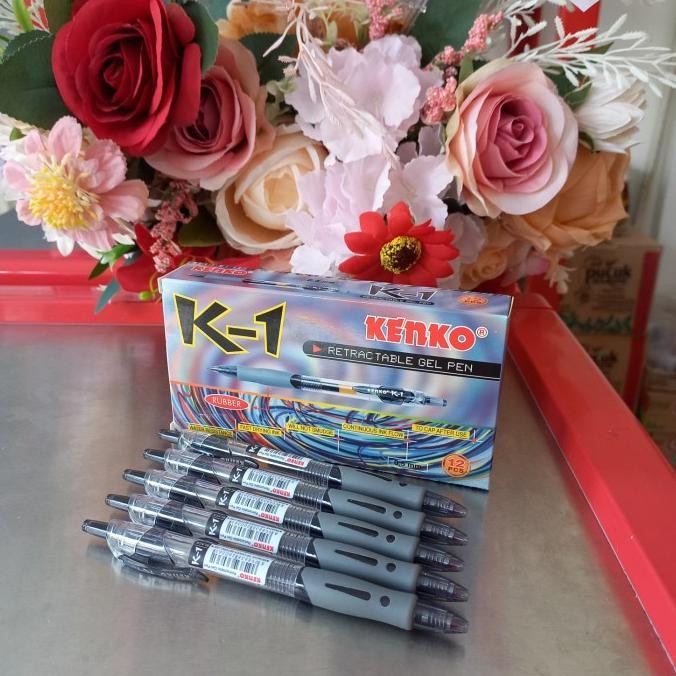 

Ready...Ready...Ready...] Pulpen Gel Kenko K-1 Hitam/Biru