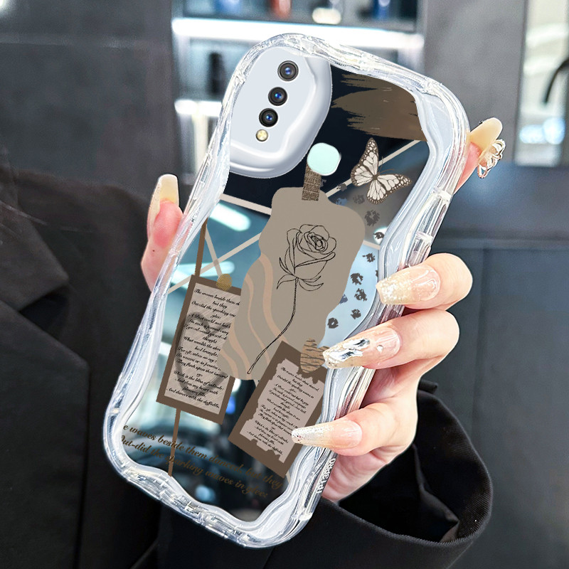 Casing Hp Untuk VIVO Y19 VIVO Y5s Case Casing indah foto seni Drop HP Softcase silikon Cesing Kesing