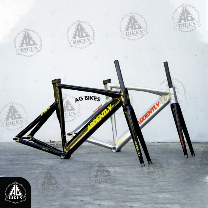 TERBARU Frame + Fork Sepeda Fixie Ardently Model Aero BISA GOSEND