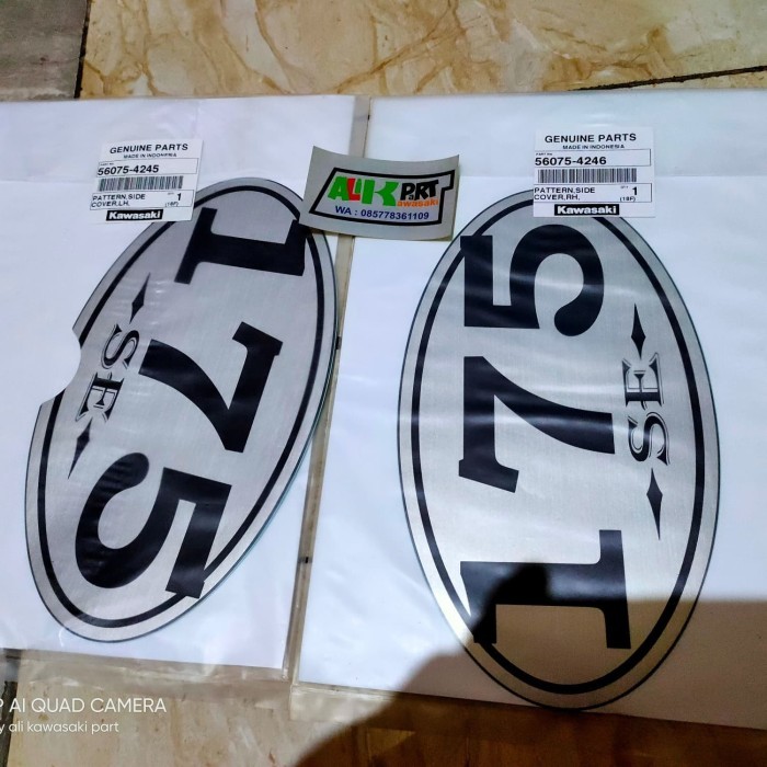 Promo Stiker/ Striping/Stripping Bok Aki W 175 W175 Original