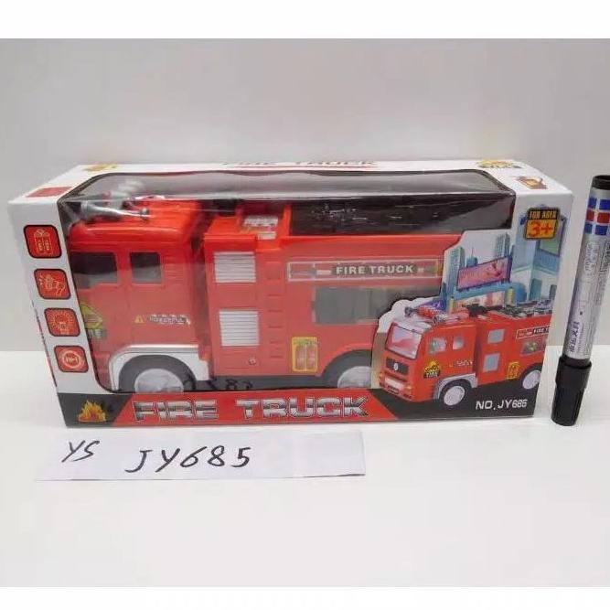 Mainan Fire Truck / mobil Truk Pemadam ada lampu n music